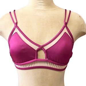 PINK Victoria’s Secret Bikini Top Swimsuit Swim Mesh S M L New